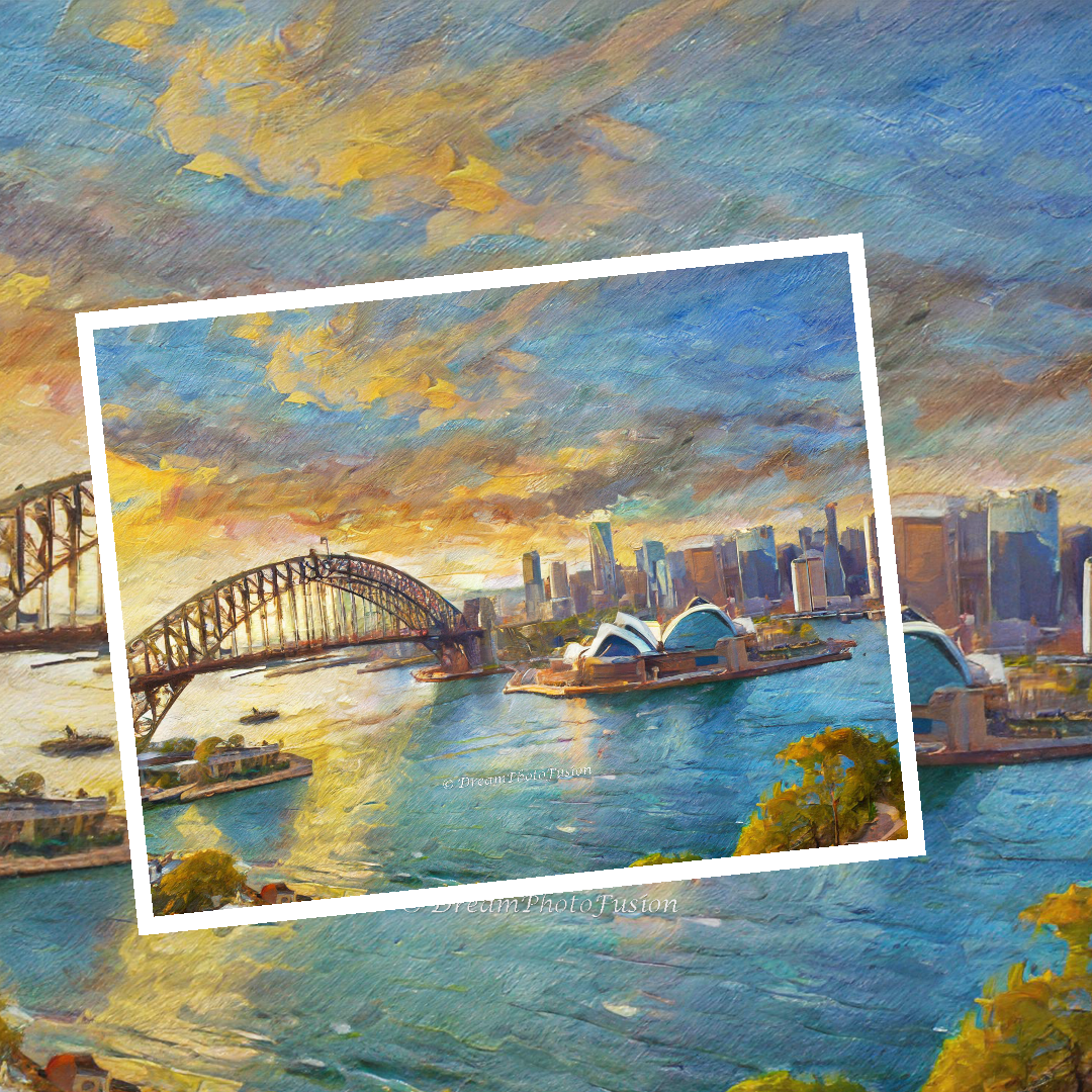 Dusk’s Canvas: Sydney’s Opera House Reimagined