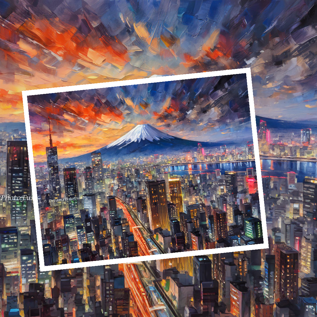 City Pulse: Twilight Over Tokyo