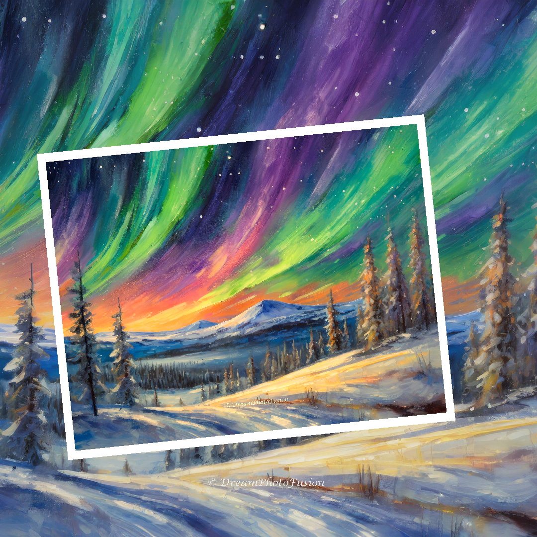 Whispers of Aurora: A Northern Lights Canvas