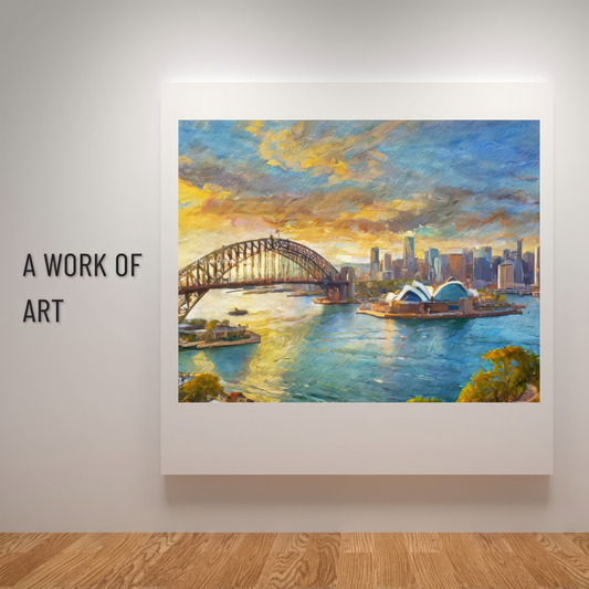 Dusk’s Canvas: Sydney’s Opera House Reimagined