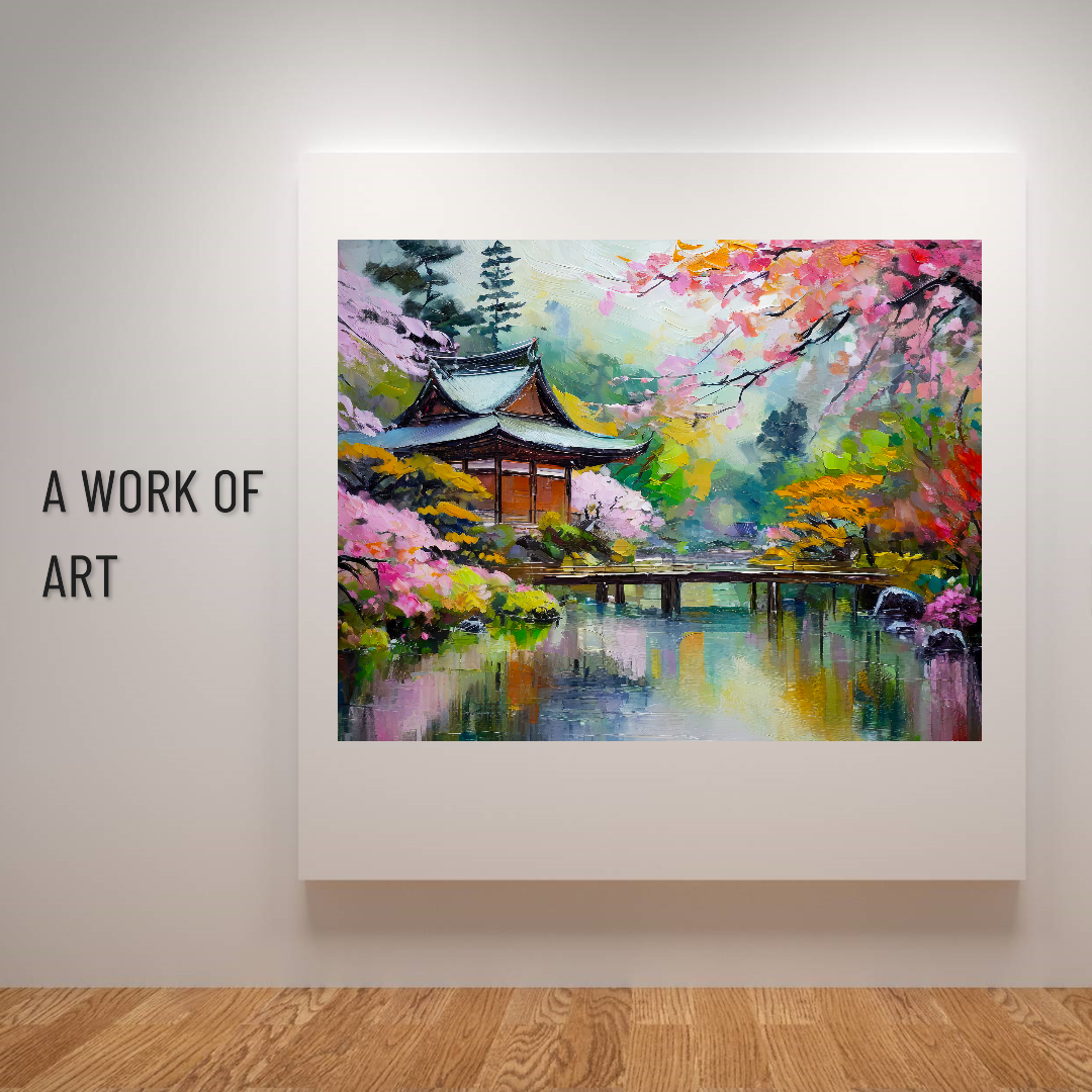 Tranquil Kyoto: A Serene Digital Dreamscape